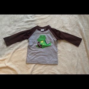 Crocodile football tee